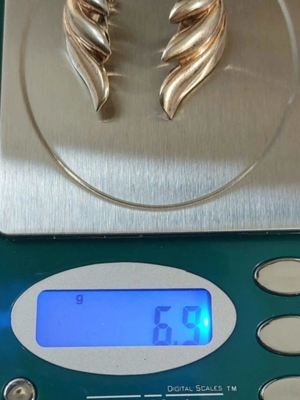 Monet 1040s Sterling Clip On Earrings - Vintage Silver Womens Jewelry